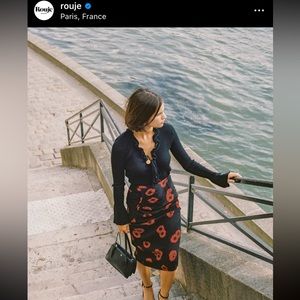 NWT Rouje midi skirt